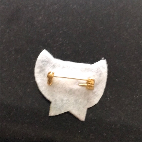 Kitty Cat Pin Brooch meow pur Kawaii Hello Mochi - Picture 2 of 2